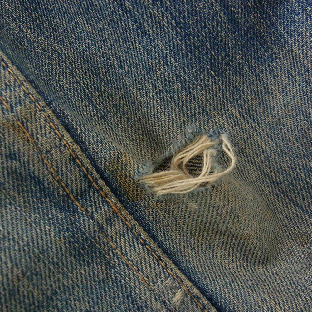 Levi's リーバイス ヴィンテージ オリジナル 507XX ビッグE 2nd ボタン裏刻印ツメ ツープロング 片面均等V デニム ジャケット インディゴブルー系【中古】