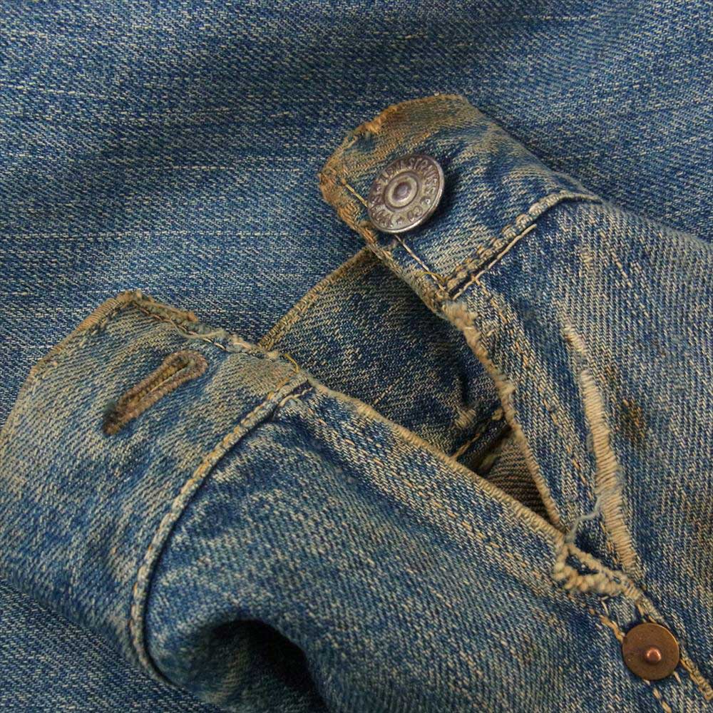 Levi's リーバイス ヴィンテージ オリジナル 507XX ビッグE 2nd ボタン裏刻印ツメ ツープロング 片面均等V デニム ジャケット インディゴブルー系【中古】