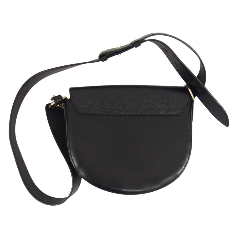 Furla フルラ MISS MIMI Bag ミスミニ レザーショルダーバック   ブラック系【中古】