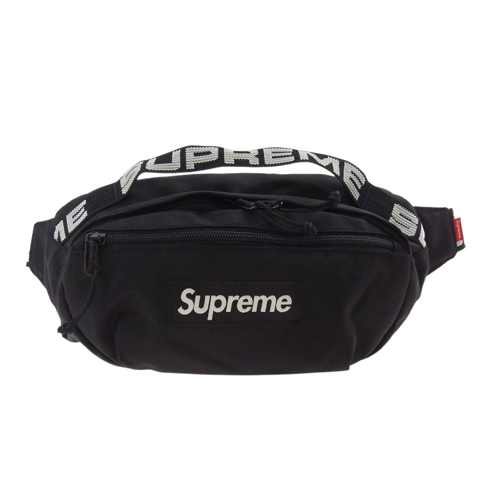 Supreme シュプリーム 18SS Waist Bag ウエストポーチ ボディバッグ ブラック系【中古】