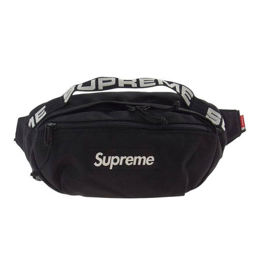 Supreme シュプリーム 18SS Waist Bag ウエストポーチ ボディバッグ ブラック系【中古】
