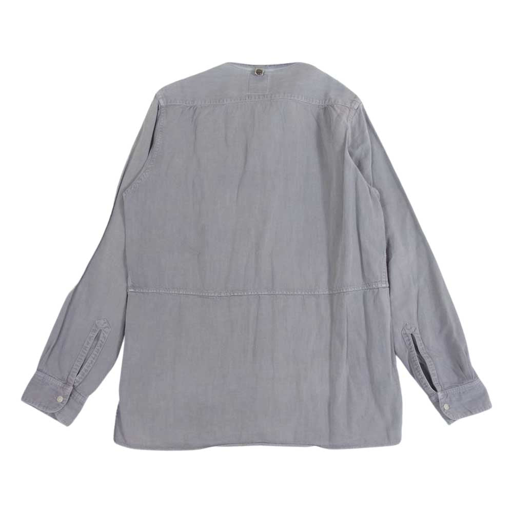 VISVIM ビズビム 0115205011014 VACHER SHIRT OVERDYED オーバーダイ 長袖シャツ グレー系 L【中古】