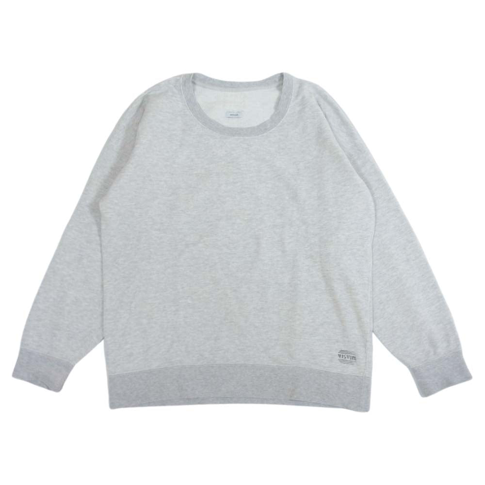 VISVIM ビズビム 0117205010030 17AW JUMBO sweat VNTG BASIC STENCIL ヴィンテージ ベーシック ステンシル ジャンボ スウェット グレー系 2【中古】