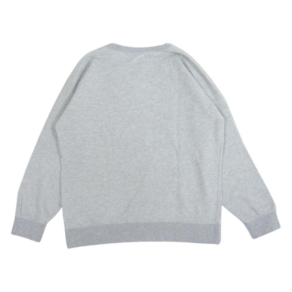 VISVIM ビズビム 0117205010030 17AW JUMBO sweat VNTG BASIC STENCIL ヴィンテージ ベーシック ステンシル ジャンボ スウェット グレー系 2【中古】