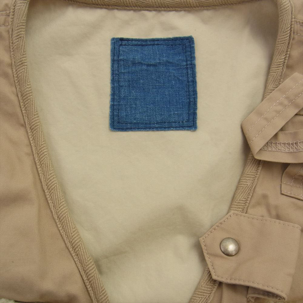 VISVIM ビズビム 0220905013010 ICT PILAR FISHERMAN VEST フィッシャーマン ベスト ベージュ系 2【美品】【中古】