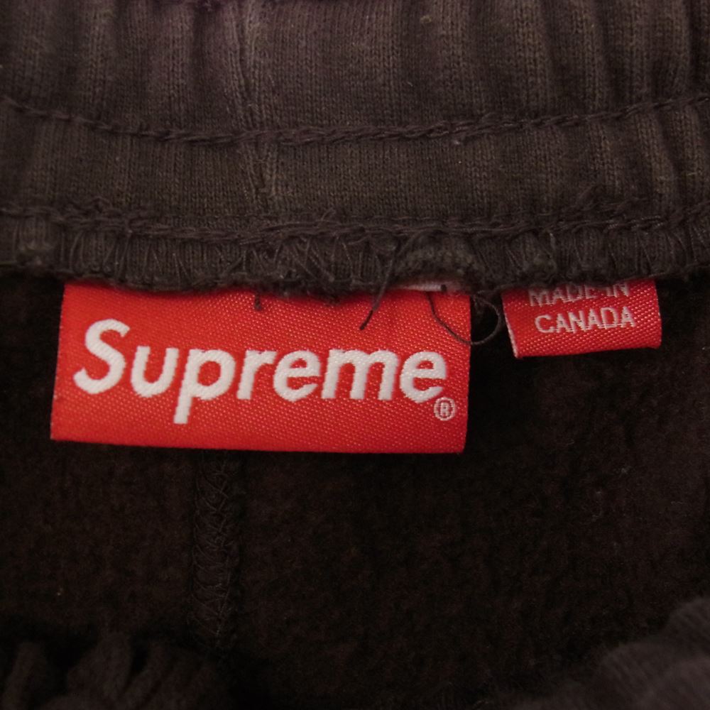 Supreme シュプリーム 22SS Small Box Sweatpant スモール ボックス スウェット パンツ  ダークブラウン系 M【中古】
