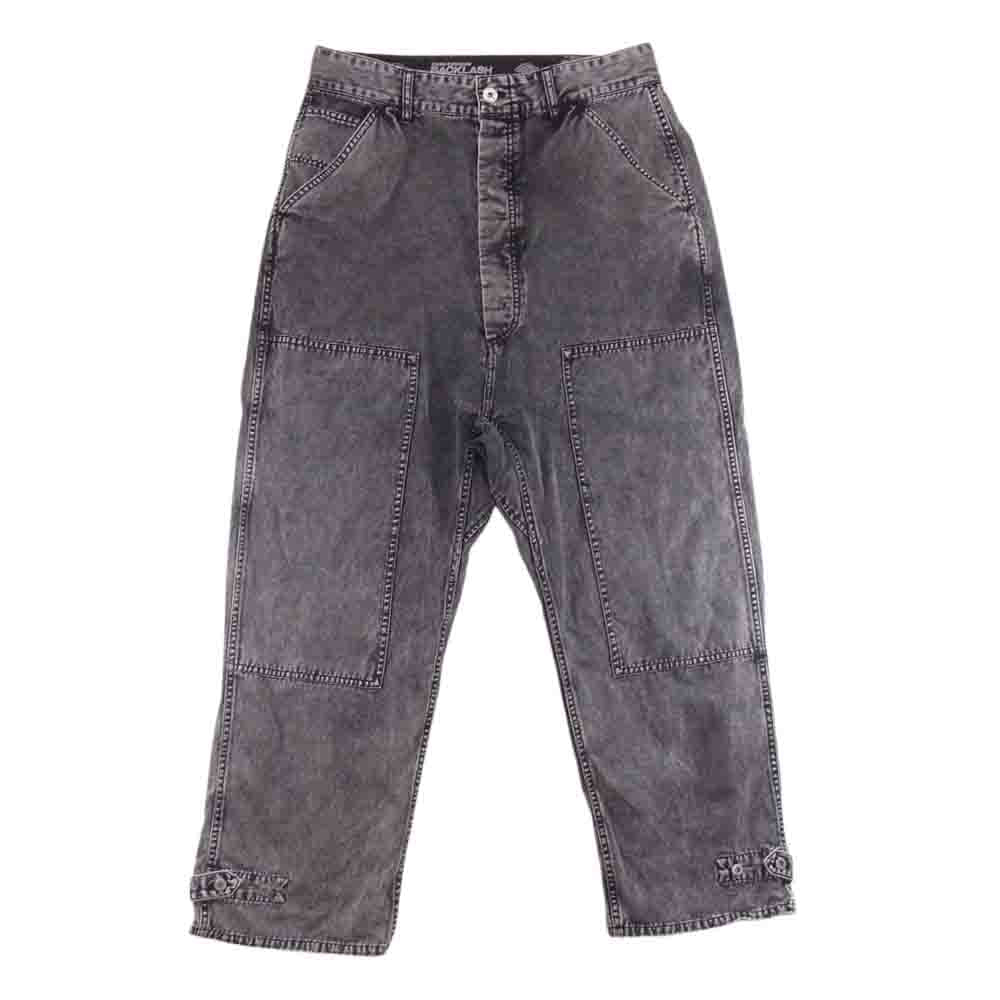 ISAMUKATAYAMA BACKLASH イサムカタヤマバックラッシュ D2002-01 × Dickies ディッキーズ ペインターパンツ ルーズフィットシルエット ブラック系 M【中古】