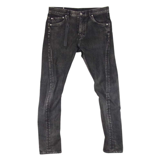 ISAMUKATAYAMA BACKLASH イサムカタヤマバックラッシュ  1965-02 ストレッチデニム セミサルエルパンツ ブラック系 M【中古】