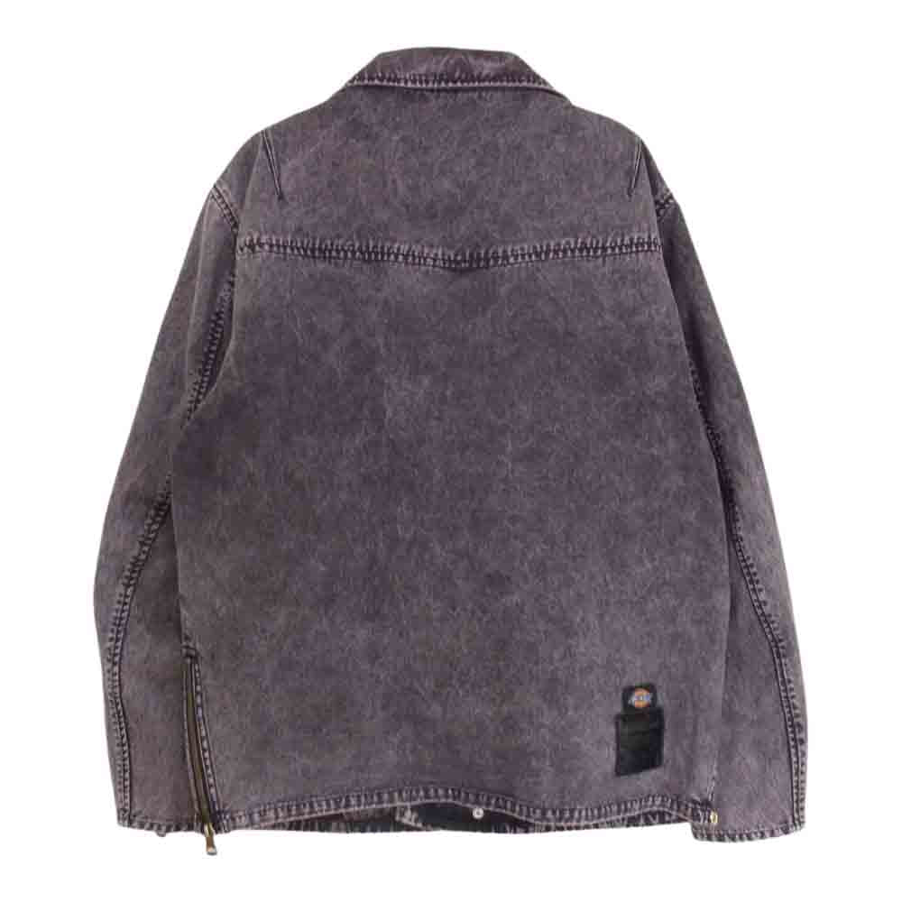 ISAMUKATAYAMA BACKLASH イサムカタヤマバックラッシュ D2002-02 × Dickies ディッキーズ ダブルライダース ウォッシュ加工 ブラック系 M【中古】