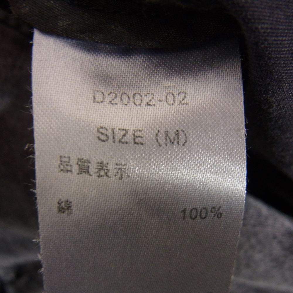 ISAMUKATAYAMA BACKLASH イサムカタヤマバックラッシュ D2002-02 × Dickies ディッキーズ ダブルライダース ウォッシュ加工 ブラック系 M【中古】