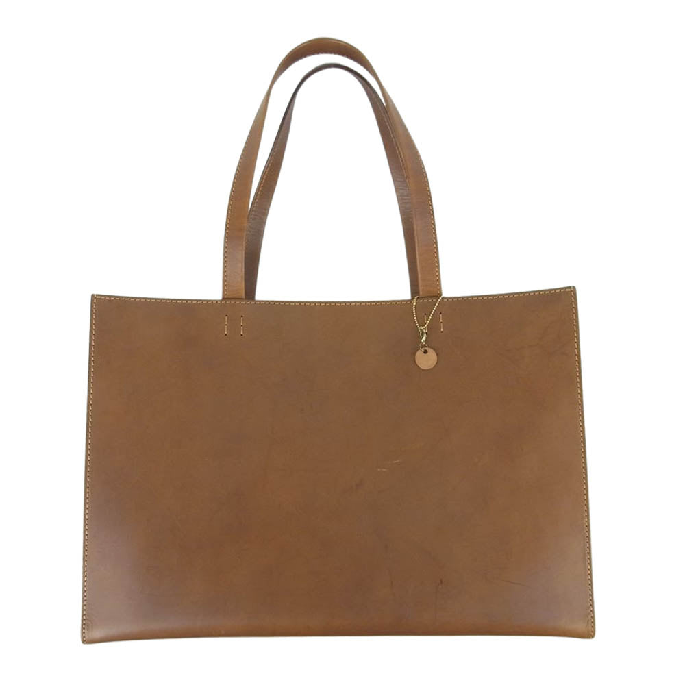 土屋鞄製造所 Natura ナチューラ レザー ヌメ革 トート バッグ ブラウン系【中古】