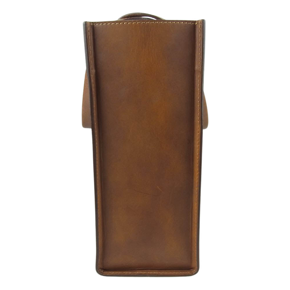 土屋鞄製造所 Natura ナチューラ レザー ヌメ革 トート バッグ ブラウン系【中古】