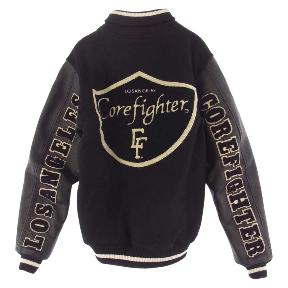 CORE FIGHTER コアファイター 10TH ANNIVERSARY STADIUM JUMPER 10周年記念 スタジアム ジャンパー  ブラック系 S【中古】