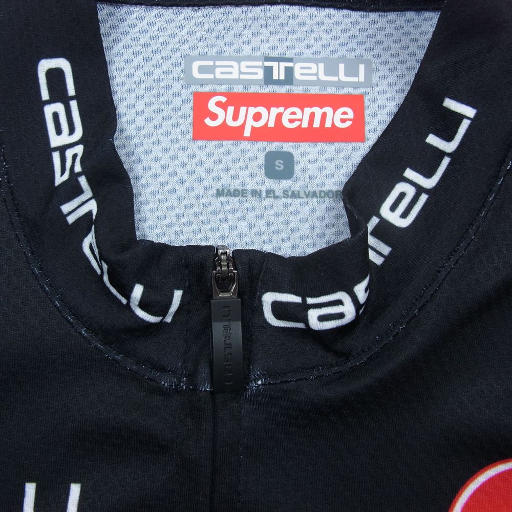 Supreme シュプリーム 19SS  Castelli Cycling Jersey サイクリング ジャージ ブラック系 S【中古】