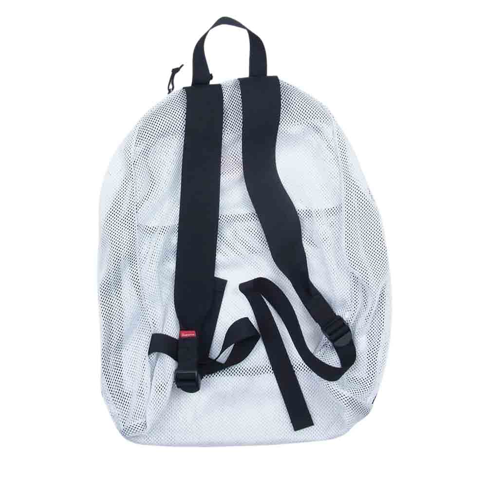 Supreme シュプリーム 16SS Mesh Backpack メッシュ バックパック ホワイト系【中古】