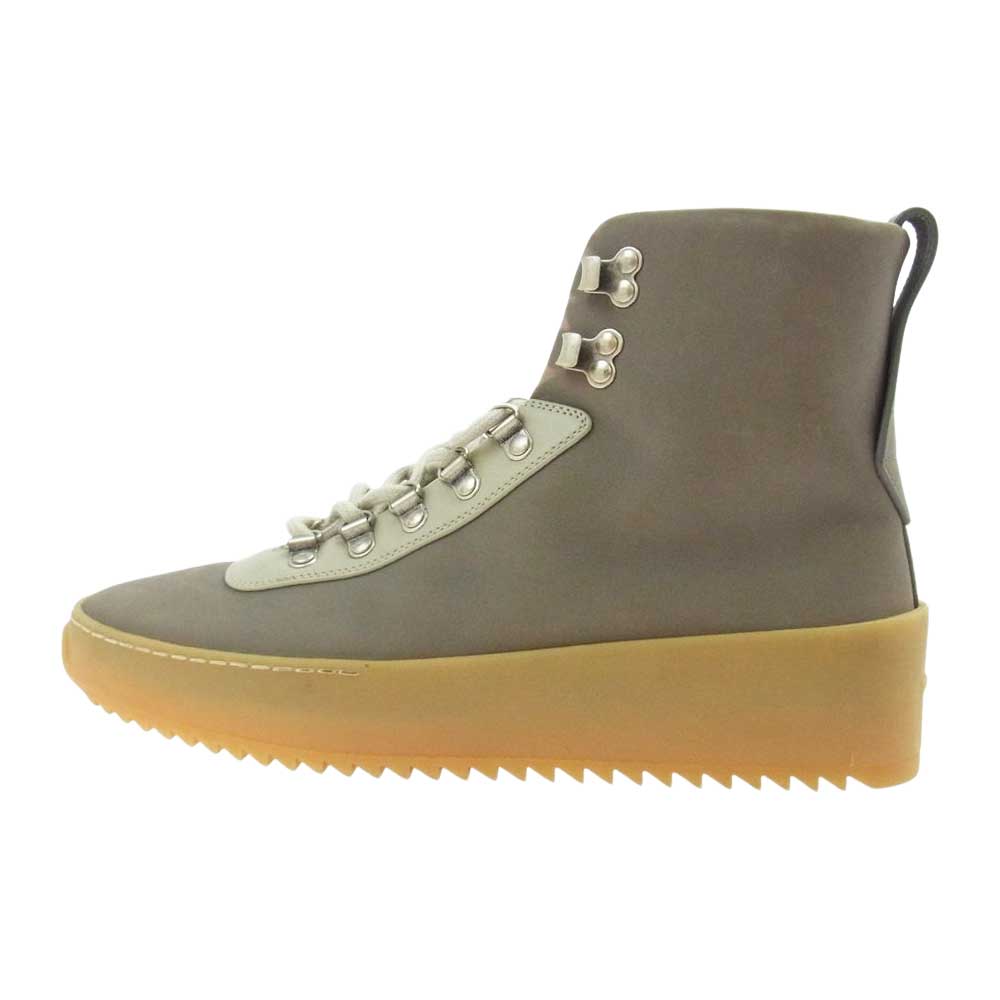 FEAR OF GOD フィアオブゴッド Hiking Sneaker ヌバック レザー ハイキングスニーカー グレー系 40【美品】【中古】