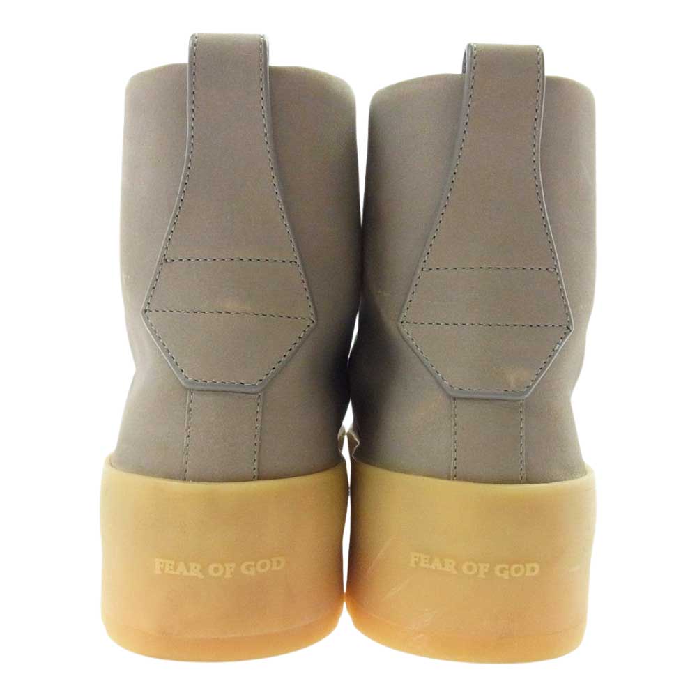 FEAR OF GOD フィアオブゴッド Hiking Sneaker ヌバック レザー ハイキングスニーカー グレー系 40【美品】【中古】