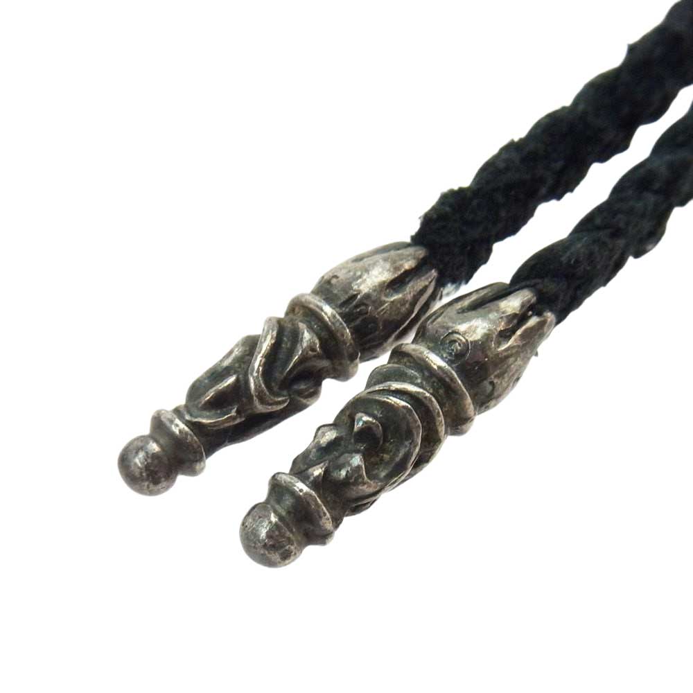 CHROME HEARTS クロムハーツ（原本無） FILIG CROSS-XSM フィリグリー クロス XS レザーブレード ネックレス シルバー系【中古】