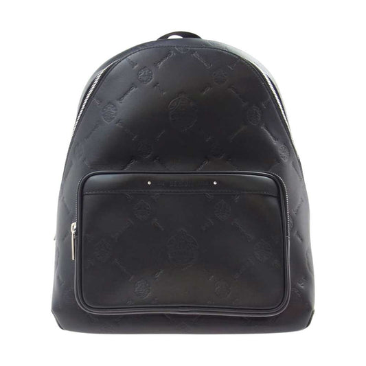 Berluti ベルルッティ Trip Leather Backpack シグネチャー トリップ レザー バックパック ブラック系【美品】【中古】