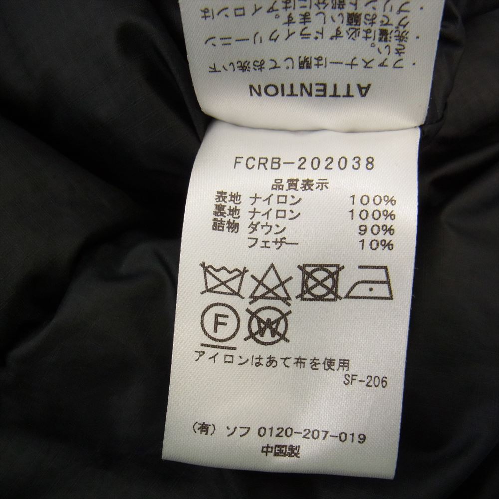 F.C.R.B. エフシーアールビー 202038 TOUR DOWN PARKA ツアー ダウン パーカー ジャケット ブラック系 L【中古】