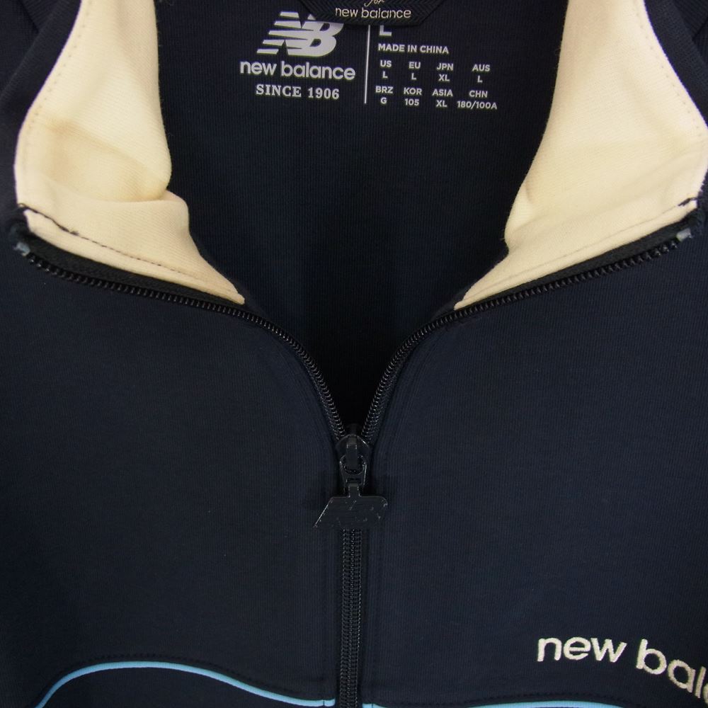 NEW BALANCE ニューバランス MJ13924-ECL × Rich Paul リッチポール テックニット ジャケット ネイビー系 XL【新古品】【未使用】【中古】