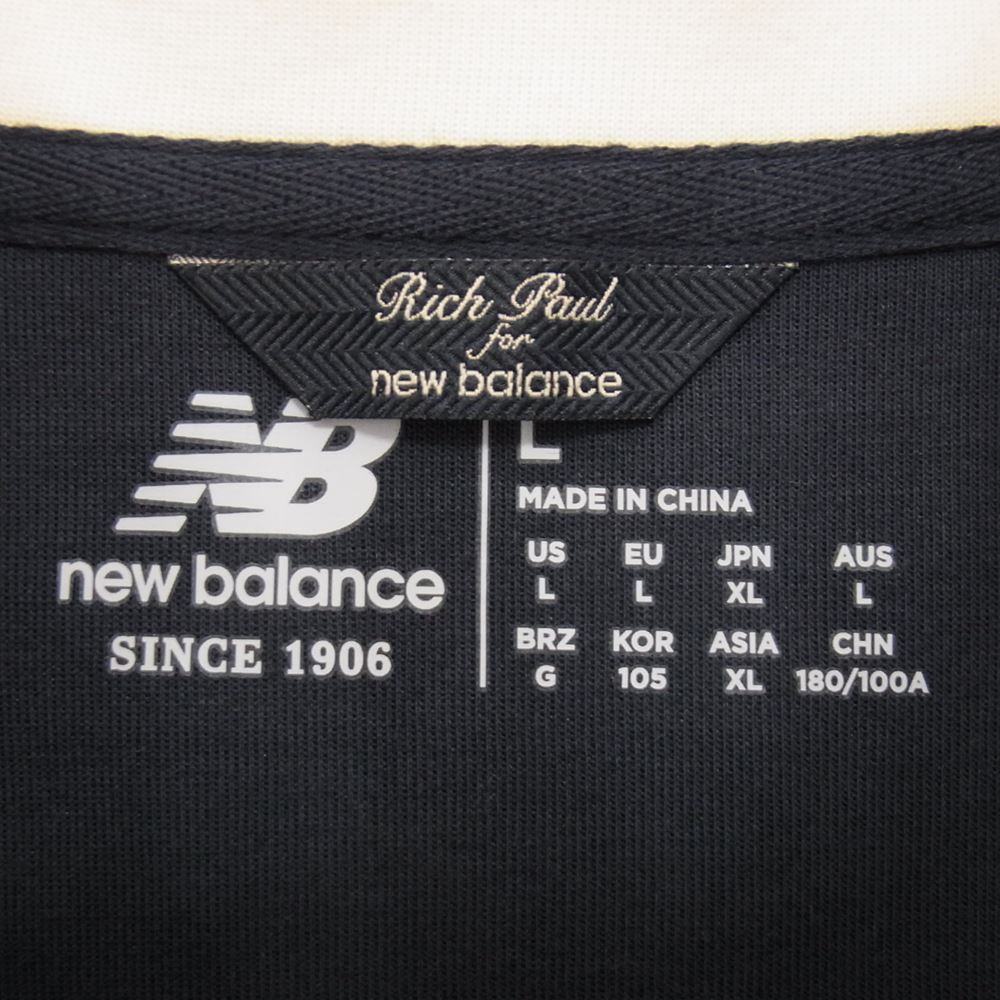 NEW BALANCE ニューバランス MJ13924-ECL × Rich Paul リッチポール テックニット ジャケット ネイビー系 XL【新古品】【未使用】【中古】