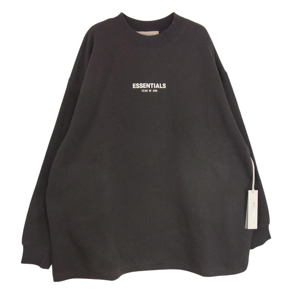 FEAR OF GOD フィアオブゴッド 192BT212070F ESSENTIALS エッセンシャルズ RELAXED CREWNECK IRON スウェット トレーナー チャコール系 M【新古品】【未使用】【中古】