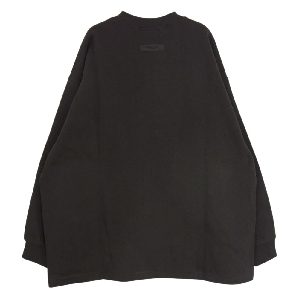 FEAR OF GOD フィアオブゴッド 192BT212070F ESSENTIALS エッセンシャルズ RELAXED CREWNECK IRON スウェット トレーナー チャコール系 M【新古品】【未使用】【中古】