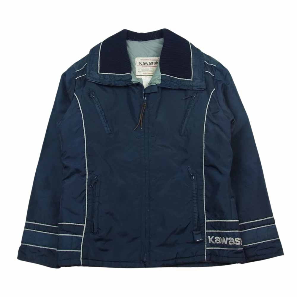 カワサキ KAWASAKI ナイロンジャケット ネイビー系 M【中古】