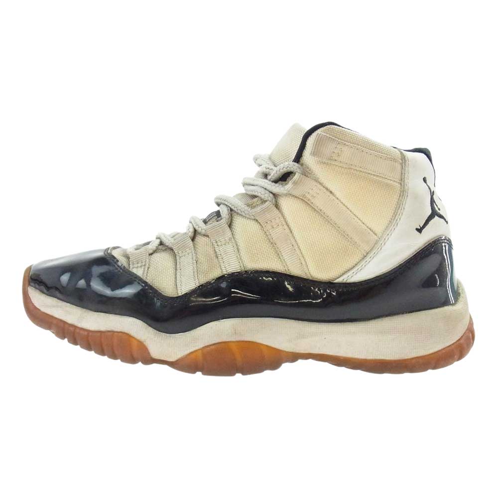 NIKE AIR JORDAN ナイキ ジョーダン 136046-101  AIR JORDAN 11 ホワイト系 ブラック系 25.5cm【中古】