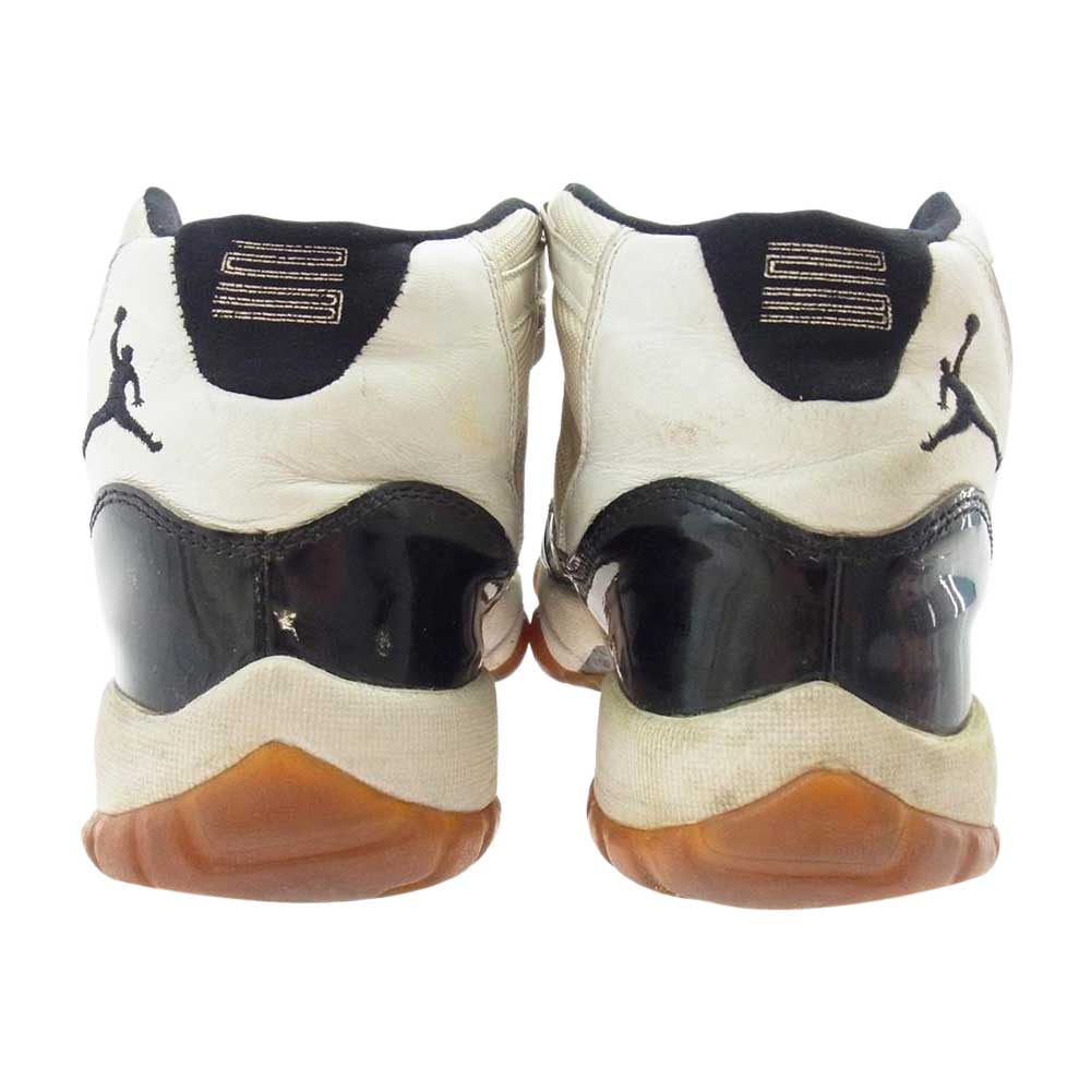 NIKE AIR JORDAN ナイキ ジョーダン 136046-101  AIR JORDAN 11 ホワイト系 ブラック系 25.5cm【中古】