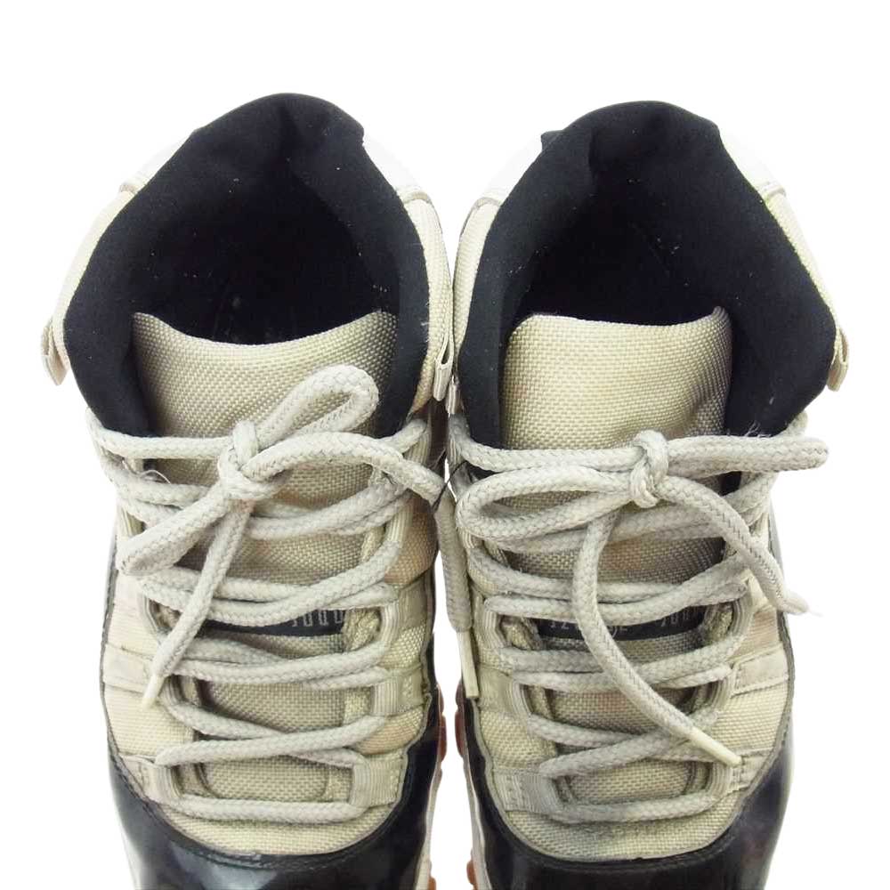 NIKE AIR JORDAN ナイキ ジョーダン 136046-101  AIR JORDAN 11 ホワイト系 ブラック系 25.5cm【中古】