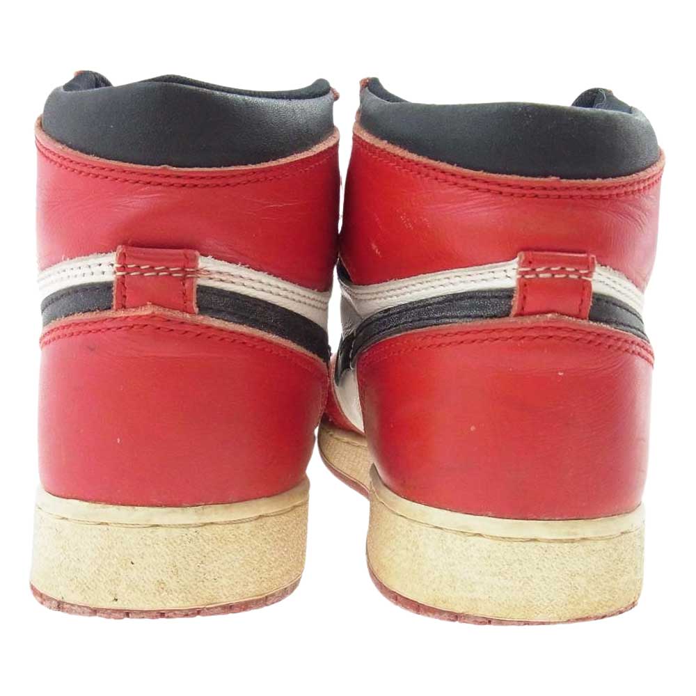 NIKE AIR JORDAN ナイキ ジョーダン 153126-101 AIR JORDAN 1 BG 94年製 シカゴ レッド系 ホワイト系 23.5cm【中古】