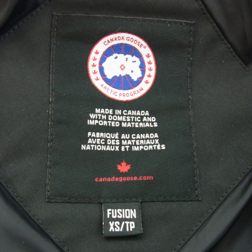 CANADA GOOSE カナダグース 3805MA CARSON PARKA カーソン パーカ フュージョンフィット サザビータグ ブラック系 XS【中古】
