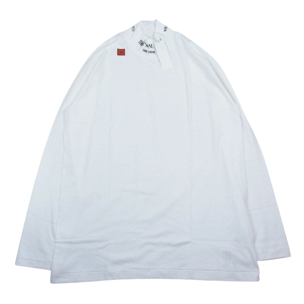 Yohji Yamamoto ヨウジヤマモト UB-T35-006-1 S'YTE 20/CottonJersey Only A Moment High Neck T-Shirt ハイネック Tシャツ ホワイト系 3【新古品】【未使用】【中古】