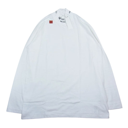 Yohji Yamamoto ヨウジヤマモト UB-T35-006-1 S'YTE 20/CottonJersey Only A Moment High Neck T-Shirt ハイネック Tシャツ ホワイト系 3【新古品】【未使用】【中古】