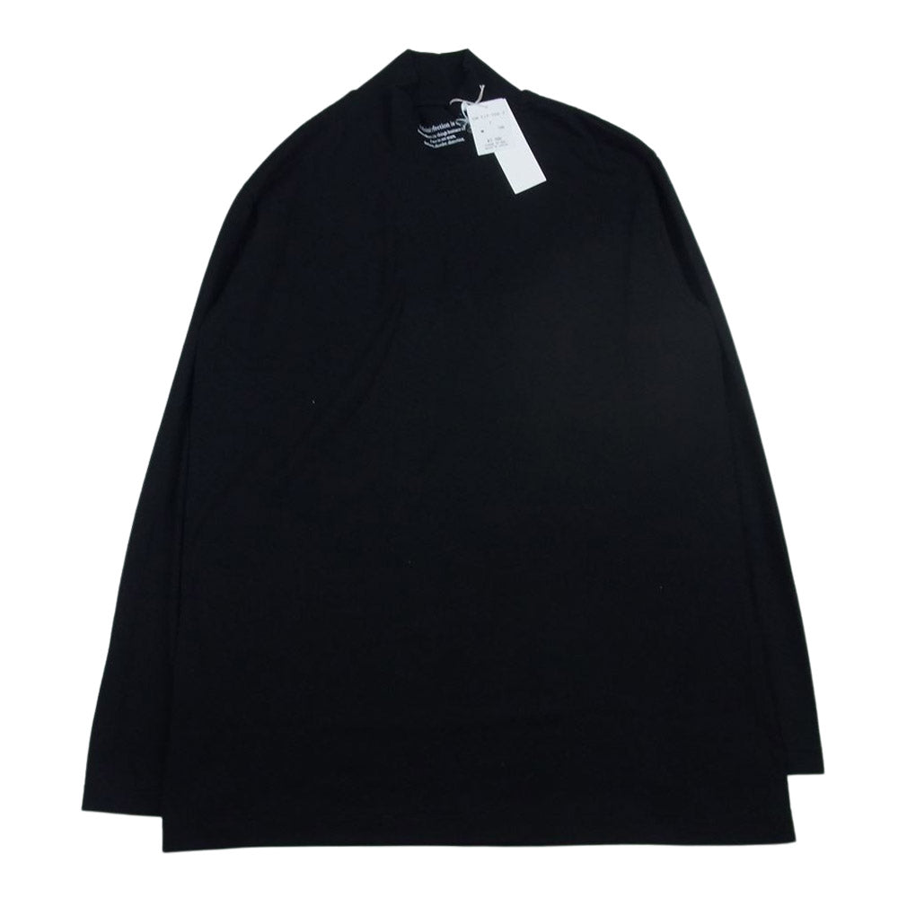Yohji Yamamoto ヨウジヤマモト UM-T19-006-2 s’yte High Neck T-Shirt ハイネック 長袖 Tシャツ ブラック系 3【新古品】【未使用】【中古】