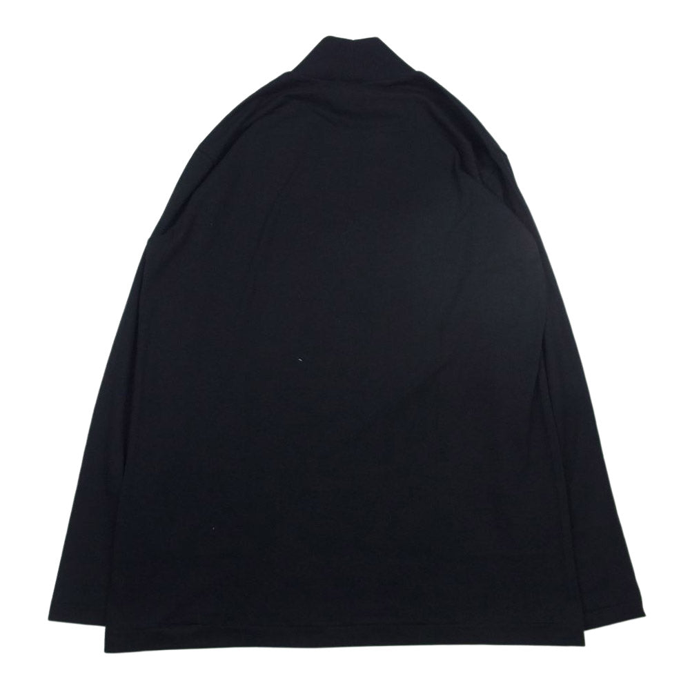 Yohji Yamamoto ヨウジヤマモト UM-T19-006-2 s’yte High Neck T-Shirt ハイネック 長袖 Tシャツ ブラック系 3【新古品】【未使用】【中古】