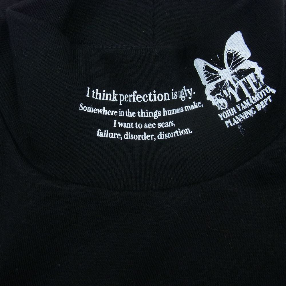 Yohji Yamamoto ヨウジヤマモト UM-T19-006-2 s’yte High Neck T-Shirt ハイネック 長袖 Tシャツ ブラック系 3【新古品】【未使用】【中古】