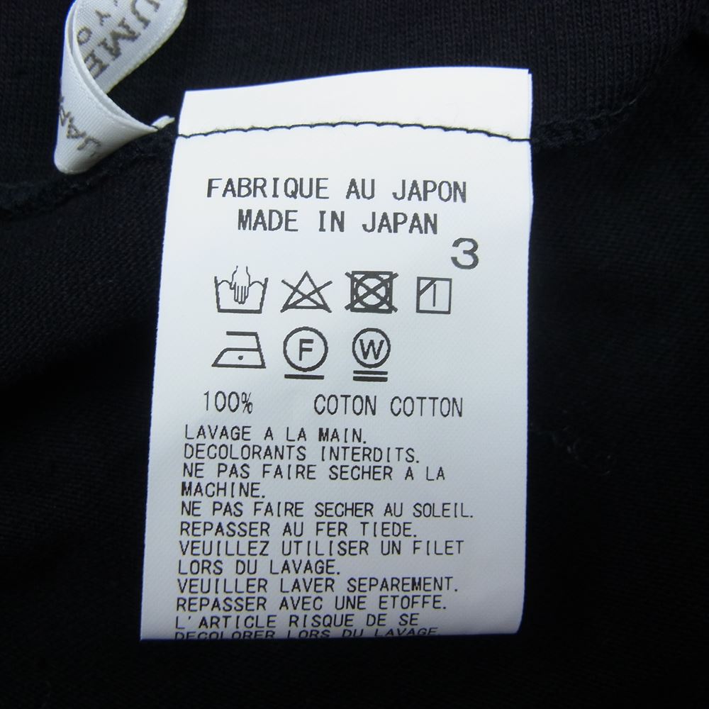 Yohji Yamamoto ヨウジヤマモト UM-T19-006-2 s’yte High Neck T-Shirt ハイネック 長袖 Tシャツ ブラック系 3【新古品】【未使用】【中古】