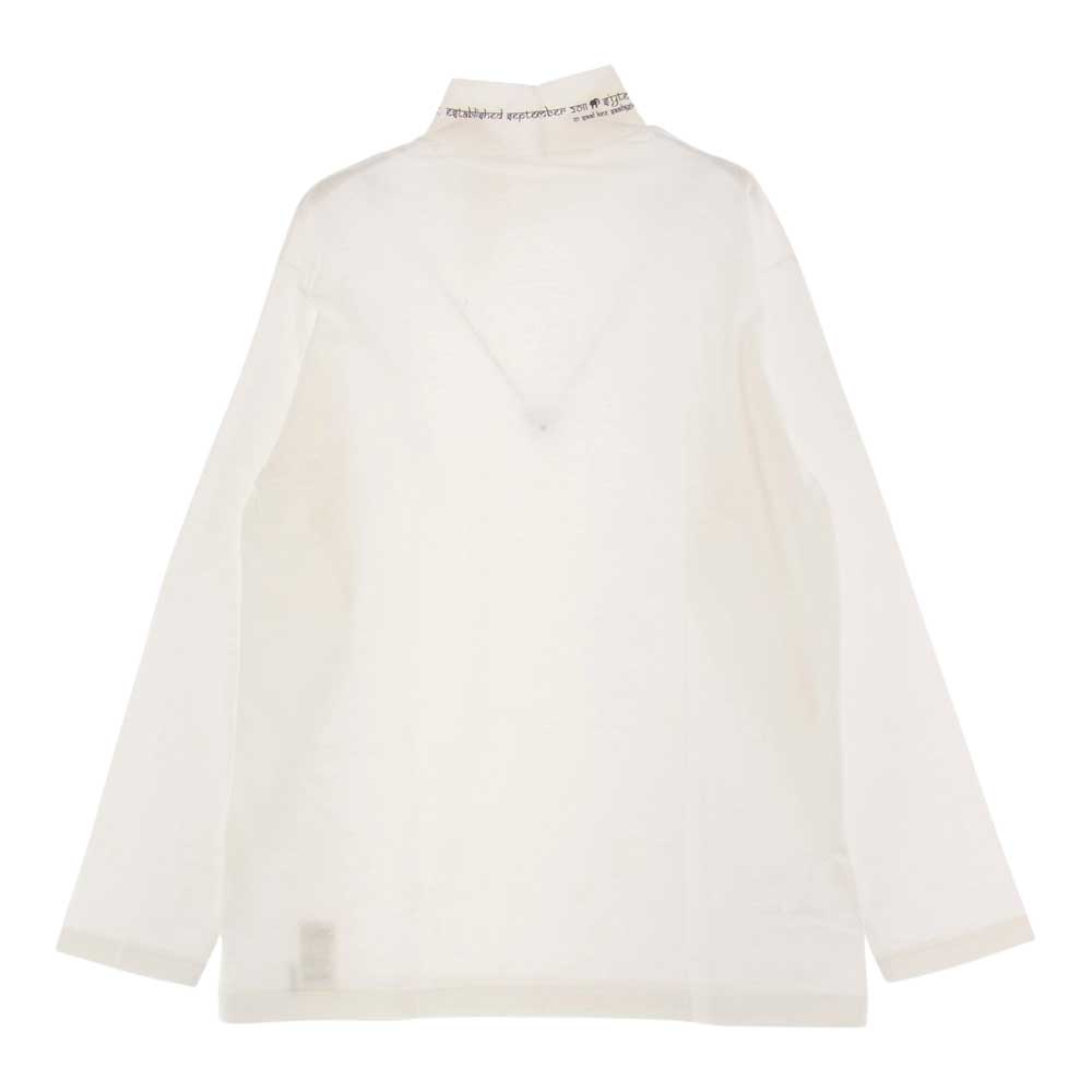 Yohji Yamamoto ヨウジヤマモト UB-T01-006-1 S'YTE ハイネック Tシャツ ホワイト系 3【新古品】【未使用】【中古】