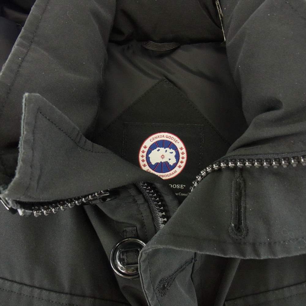 CANADA GOOSE カナダグース 2301JM グリフィンインターナショナル RUSSELL PARKA ラッセル ダウン パーカ ジャケット ブラック系 M【中古】
