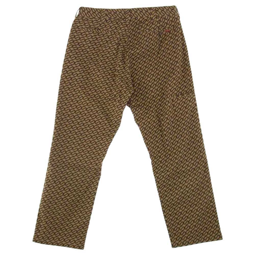 Supreme シュプリーム 22SS Work Pant  Monogram モノグラム ワーク パンツ ブラウン系 34【美品】【中古】