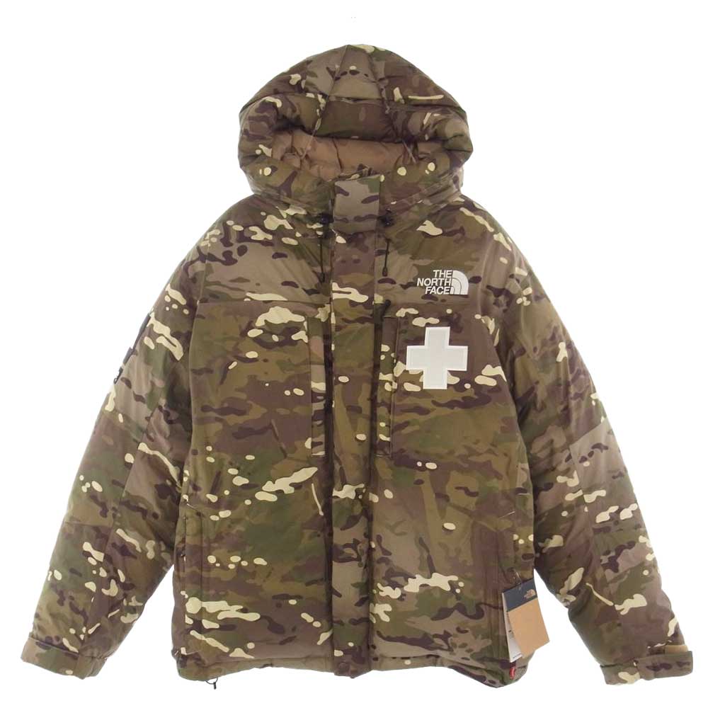 Supreme シュプリーム 22SS NF0A7WUF THE NORTH FACE ノースフェイス Summit Series サミットシリーズ Rescue Baltoro Jacket レスキュー バルトロ ダウン ジャケット カーキ系 L【新古品】【未使用】【中古】