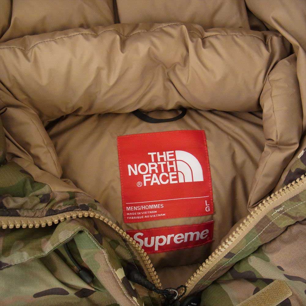 Supreme シュプリーム 22SS NF0A7WUF THE NORTH FACE ノースフェイス Summit Series サミットシリーズ Rescue Baltoro Jacket レスキュー バルトロ ダウン ジャケット カーキ系 L【新古品】【未使用】【中古】