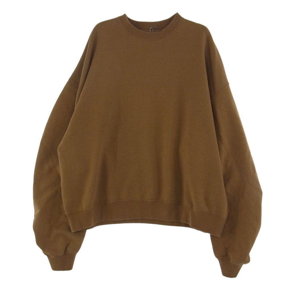WHITE MOUNTAINEERING ホワイトマウンテニアリング WM2071515 GATHERED SLEEVES SWEATSHIRT ギャザード スリーブ スウェット ベージュ系 3【中古】