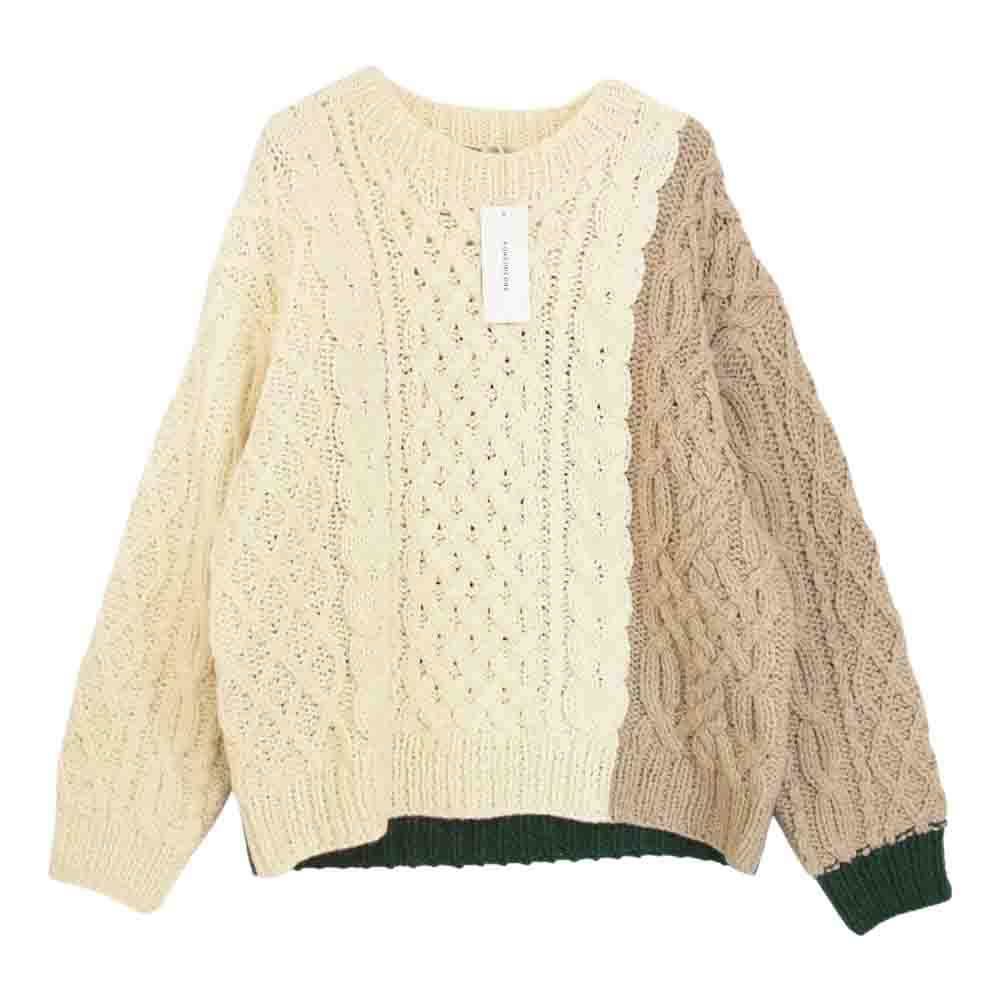 フォーサムワン 78000630 CB ARAN KNIT 2.0 ローゲージ ニット マルチカラー系 48【中古】