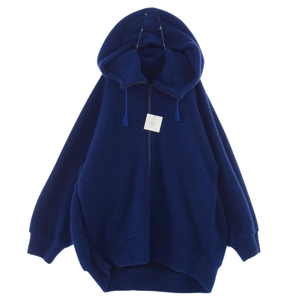 ヴウワイ vuy-a22-K04 woolrich big hoody ビッグフーディ ウール ブルー系 パープル系 42 ２【中古】