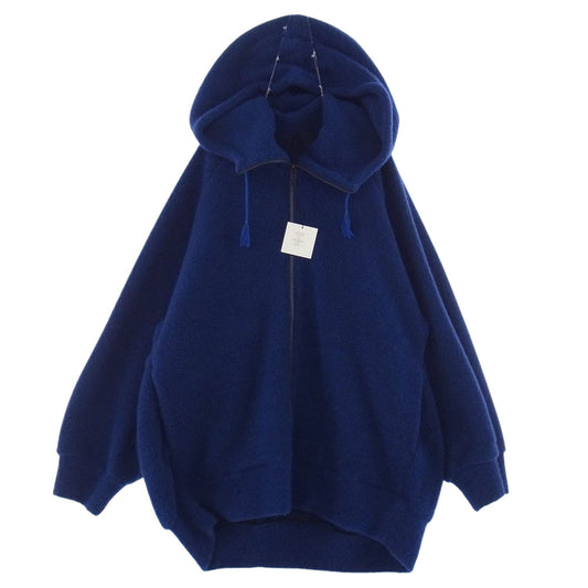 ヴウワイ vuy-a22-K04 woolrich big hoody ビッグフーディ ウール ブルー系 パープル系 42 ２【中古】