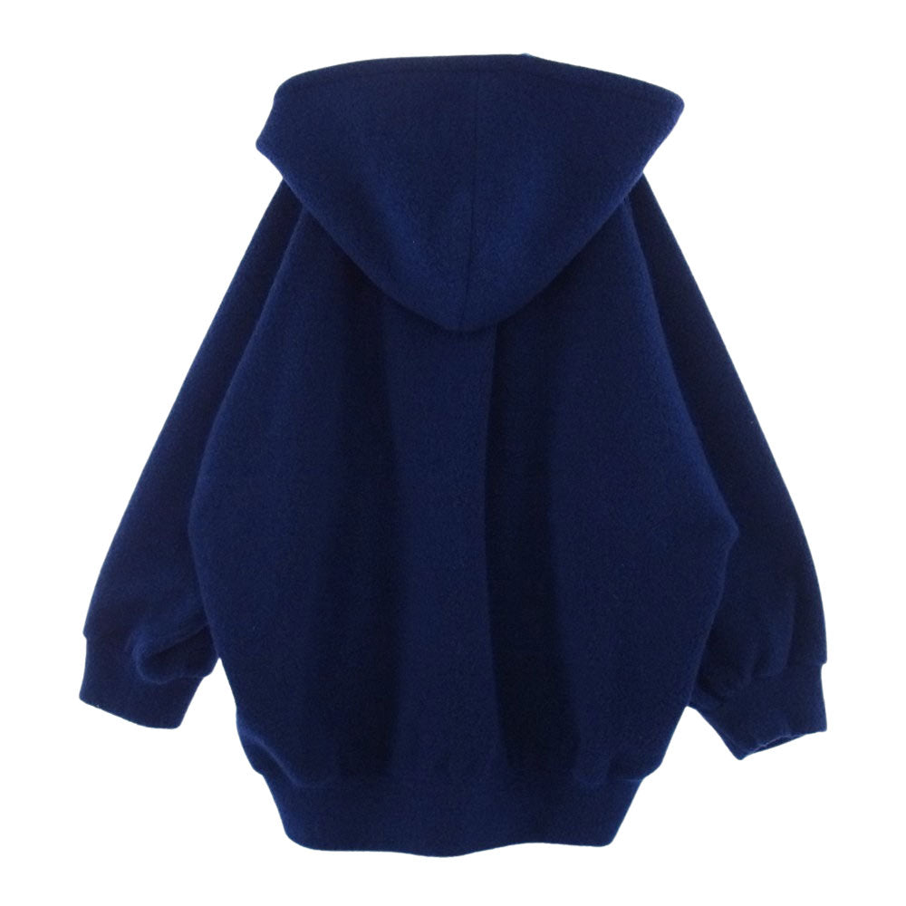 ヴウワイ vuy-a22-K04 woolrich big hoody ビッグフーディ ウール ブルー系 パープル系 42 ２【中古】